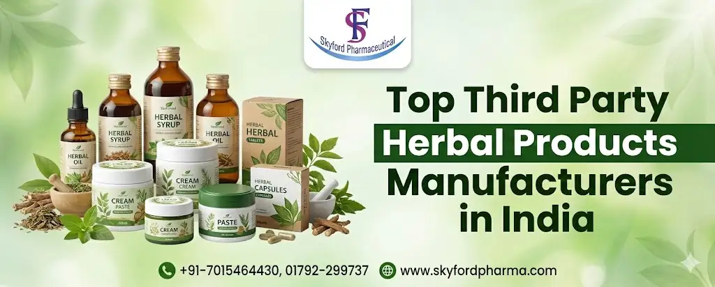 Top Third Party Herbal Products Manufacturers in India